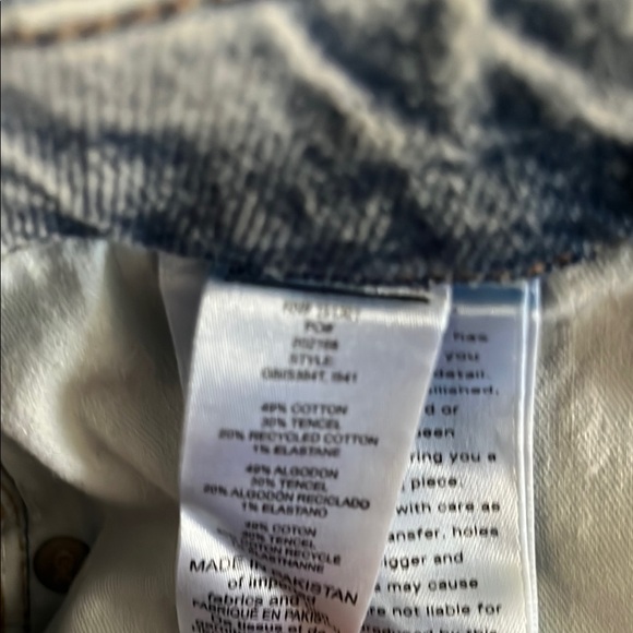 Good American Blue Straight Leg Jeans - Picture 10 of 11